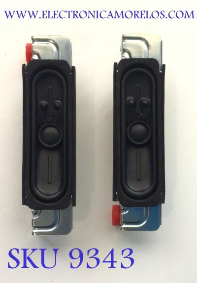 KIT DE BOCINAS (2PZS) VIZIO / NUMERO DE PARTE 378G011 / 6Ω 11W / 0464GAD /  20 / 51 / NUMERO DE PANEL TPT580F2-PV5D.Q / MODELO V585-H11